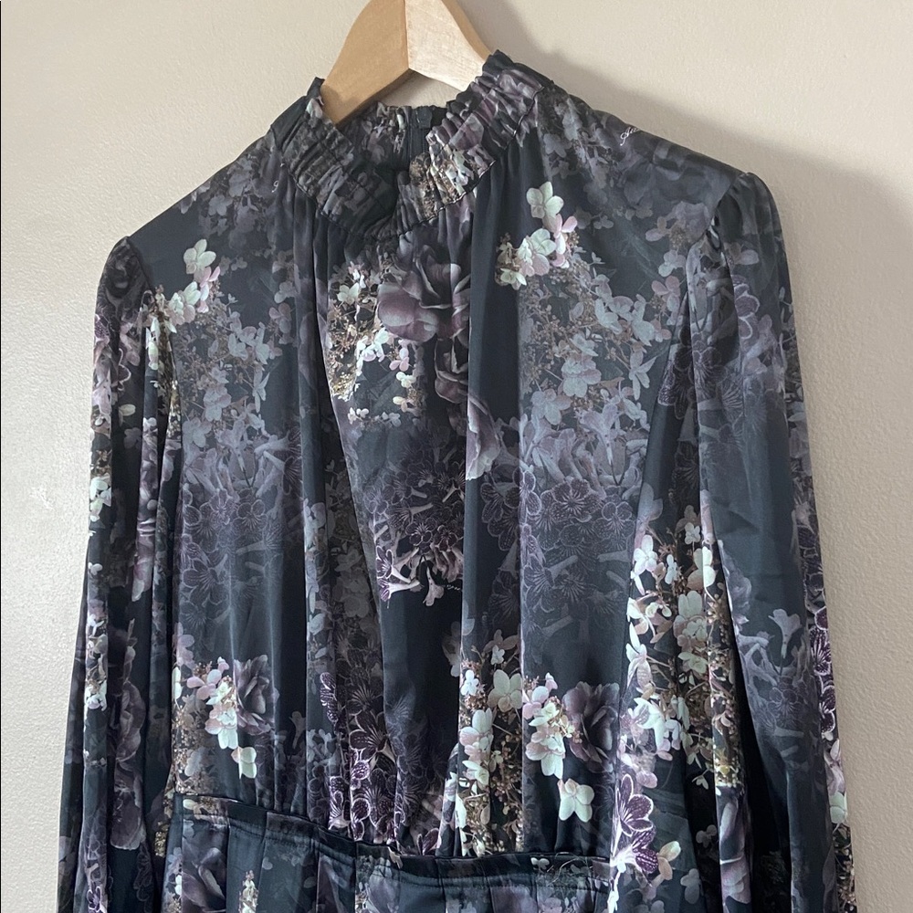 ALLSAINTS Zoey Margeaux Floral Mini Dress Size 6 - Picture 5 of 11